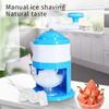 Ice Shaver Snow Cone Hand Crank Ice Crusher Portable Ice Machine with Shaved Ice Bowl Cone Maker for Home Office Outdoor Camping