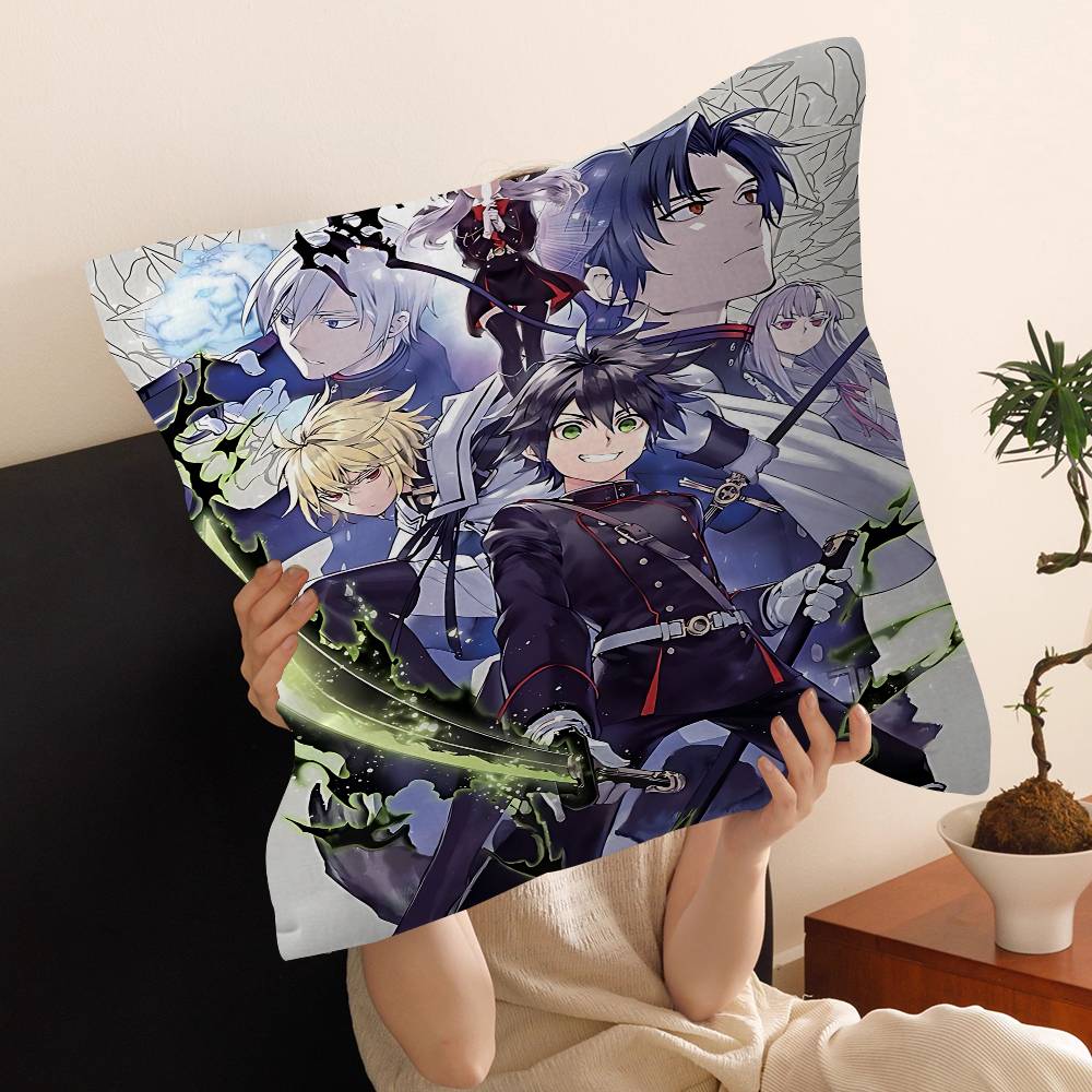 Anime Seraph Of The End Pillow Gift Home Office Decoration Pillow Bedroom Sofa Car Cushion CoverPillow Case