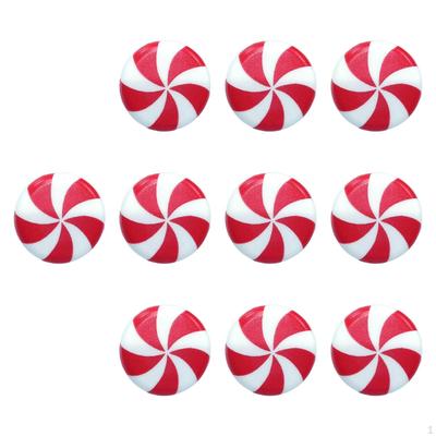 10 Pieces Christmas Decorative Knob Covers Decoration Accessories Soft Silicone for Cupboard Kids