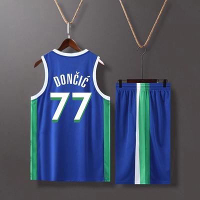 Basketball Clothes Mans Basketball Suit Classic Tops + Pants Basketball Jerseys Suit Set
