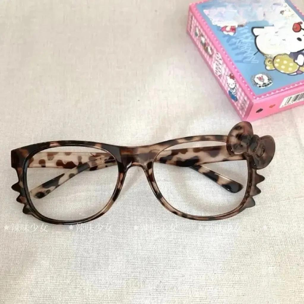 

Милые очки Ретро Аниме Декоративный аксессуар Y2k Мультяшные оправы Очки без линз Модные Девушки Подарки Очки