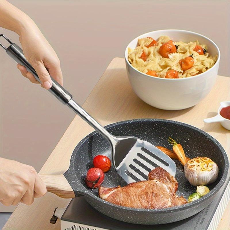 Stainless Steel Slotted Spatula Turner Stainless Steel Cooking Spatula Shovel Stainless Turner Kitchen Cooking Spatula Saute