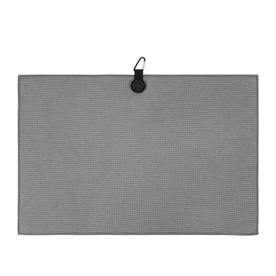 Magnetic Microfiber Golf Towel with Carabiner Quick Drying Absorbent Sports Towel Waffle Pattern Golf Club Ball Cleaning Cloth Golf Accessories Golfer