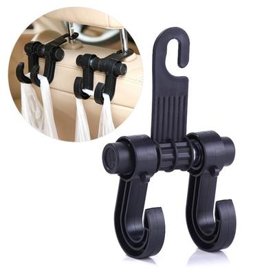 2PCS Car Seat Headrest Hook Auto Storage Organizer 2 In 1 Car Dual Headrest Hooks Car Hooks Universal Vehicle Accessories