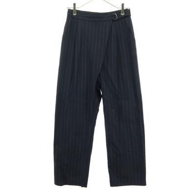 Beauty Products Plage Made In Japan Striped Pattern Long Pants 36 Black Women Used
