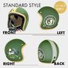 AXS Helmet SNOOPY Jet Helmet Biker Green Free FREE SNJ-05 (57-60cm)