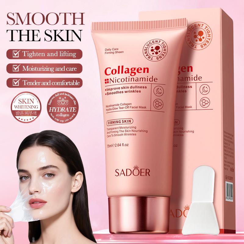 Niacinamide Collagen Tear Mask 75ml Moisturizing Water Gloss Mask Skin Care Products