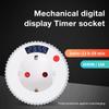 Tuya WiFi Smart Plug Digital Display Countdown Timer Socket Rotary Timing Control Switch Outlet 15mins-24h 1m-23h59min EU Plug