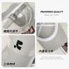 Retro ripped embroidery letters baseball cap men's spring and summer versatile big head circumference showing face small peaked cap women