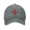 Knights Templar Crusader Knights Templar Order Baseball Cap GentleUnisex Hat Snap Back Hat Big Size Hat Bobble Girl Unisexs