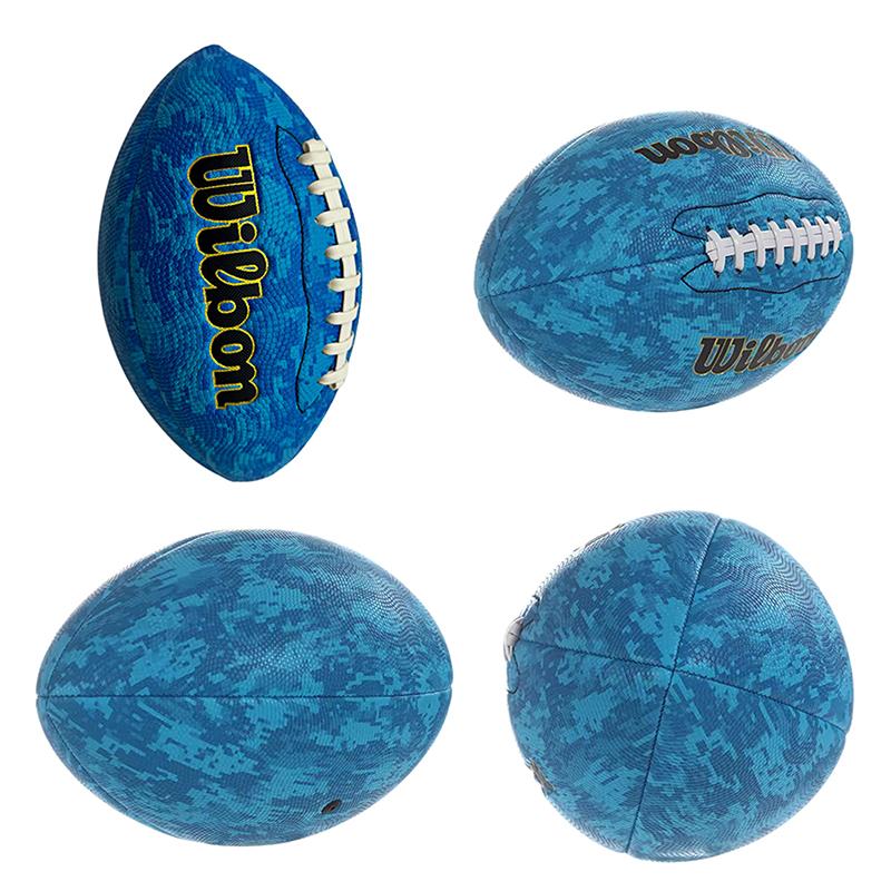 Mingea de Antrenament Rugby PU Gonflabilă Standard Fotbal American Fotbal Indoor Outdoor Pentru Adulți Copii Și Jucători Tineri Mărimea 3 6 9