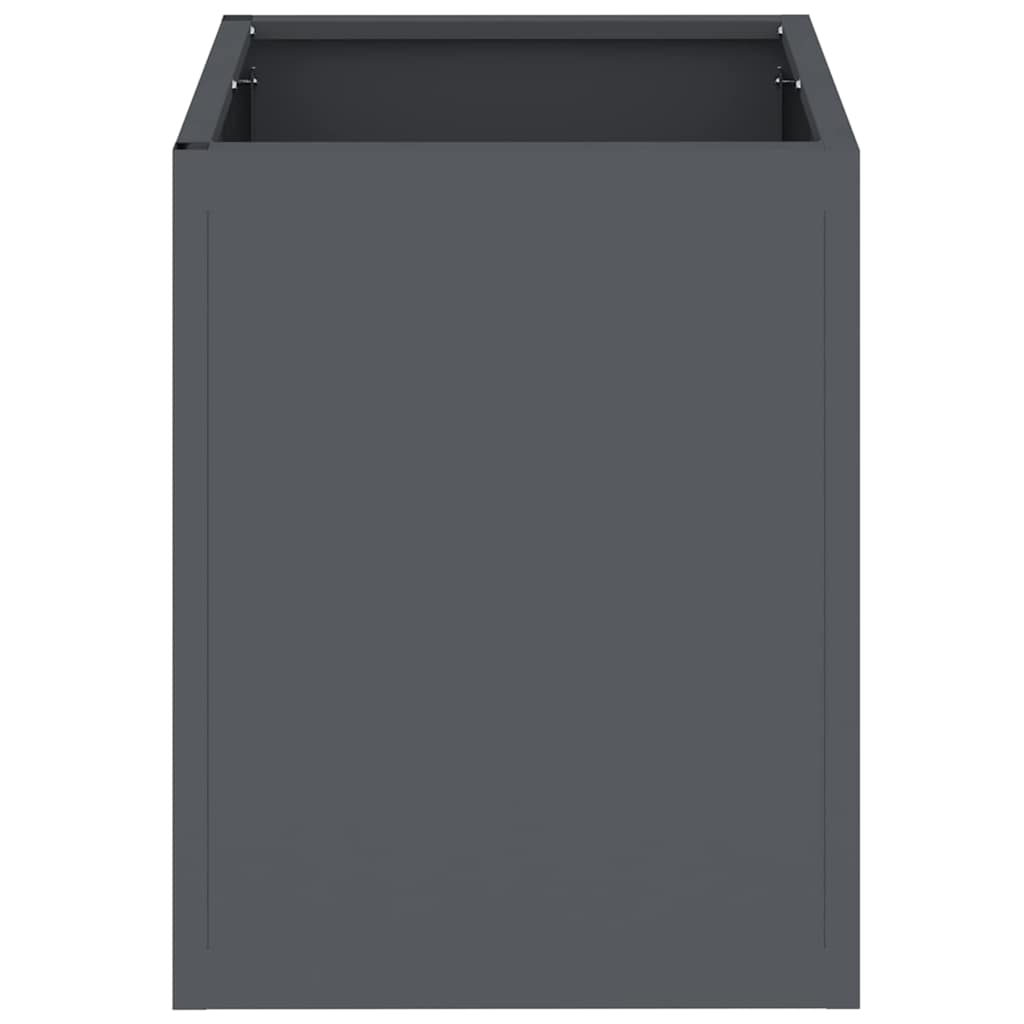 Garden Planter Anthracite 32 x 32 x 40 cm