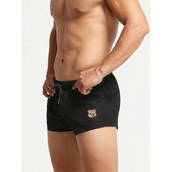 Seobean Swimwear Mens Swim Shorts 5 Inch Swimming Trunks For Man Sexy Swimsuit Beach Boxer Briefs Bathing Suit Board Zwembroek