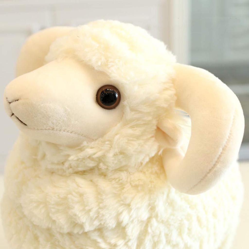 Fluffy and Squishy Sheep Plush Body Pillow, 25-45cm, Cute Animal Toy, Perfect as a Birthday Gift for Kids or Her, Celebration Gift, Present for