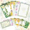 Vintage Letter Stationery 5Pcs Floral Butterfly Paper Envelope Set, Writing with Lined Pages, Kit for Letters, Greeting Messages, Journaling,