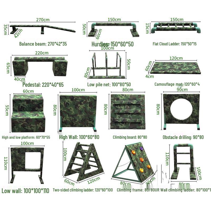 Xiaolang Kids Outdoor Parkour & Obstacle Training Equipment
