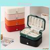 Luxury Leather Jewelry Box With Large Capacity For Rings Earrings Necklaces Storage Gift For Women