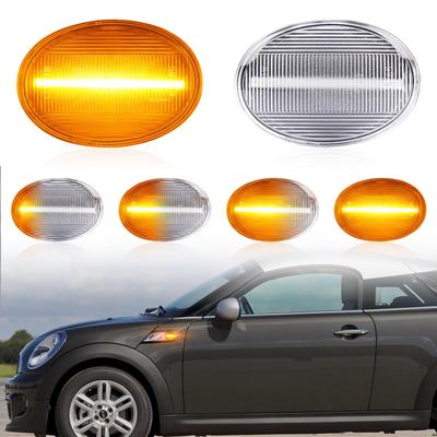 GemPro Mini R55 R56 R57 R58 R59 LED Side Marker Turn Signal Sequential Amber