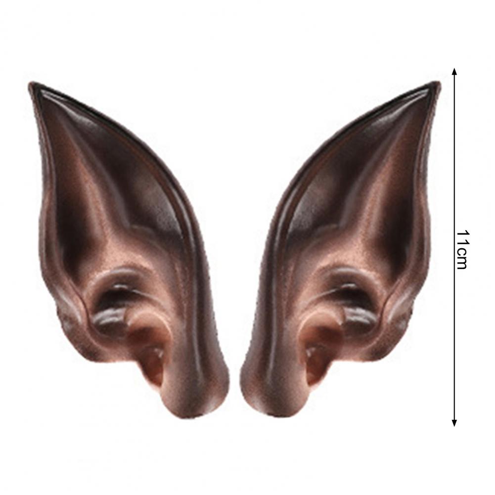 Uszy Elfa Dekoracja Halloweenowa Anime Wróżka Cosplay Akcesoria Sztuczne Anielskie Elfickie Uszy Rekwizyty Kostiumy Zdjęcie Dekoracja Świąteczna