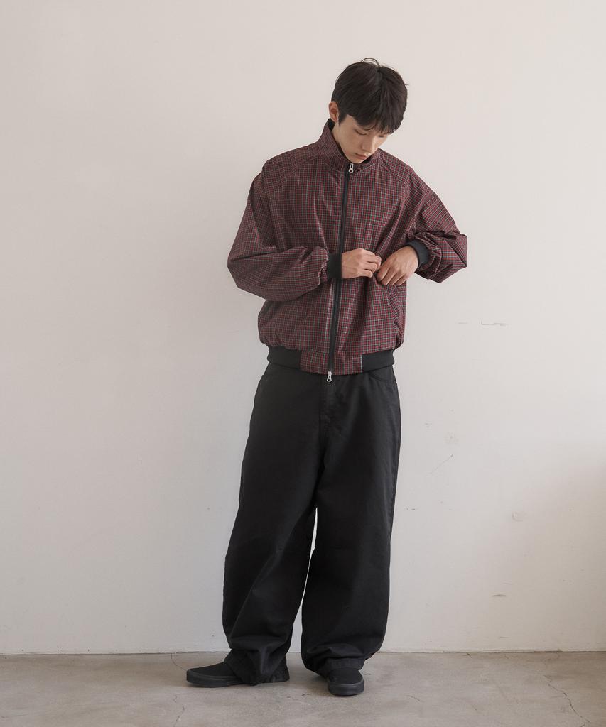 Leondi Ford Wide Cotton Pants - Black