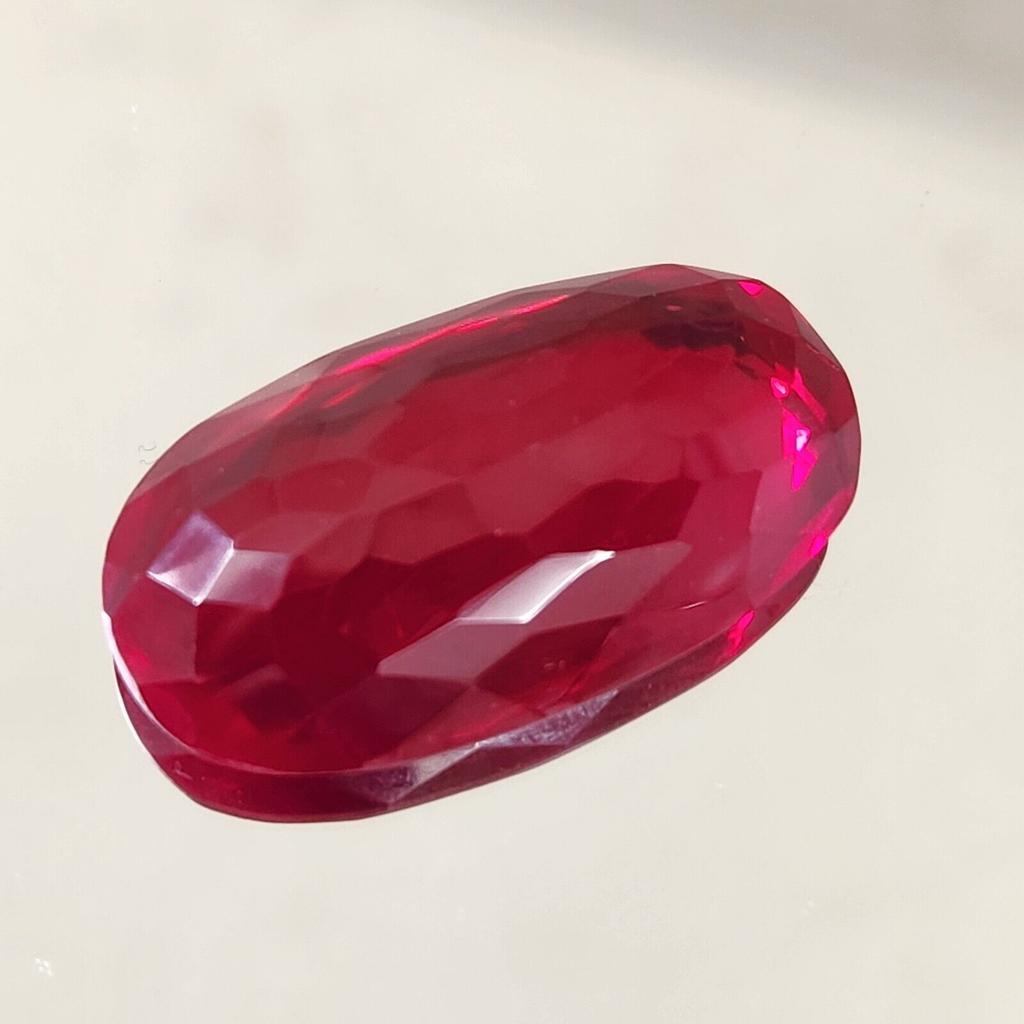 73.00 Ct Heated CERTIFIED Red Ruby Stunning  Shape Oval  Loose Gemstone