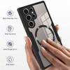 360° Full Shockproof Magsafe Case for Samsung Galaxy S24 S23 S22 Ultra Plus S21 FE Magnetic Wireless Charging Transparent Cover