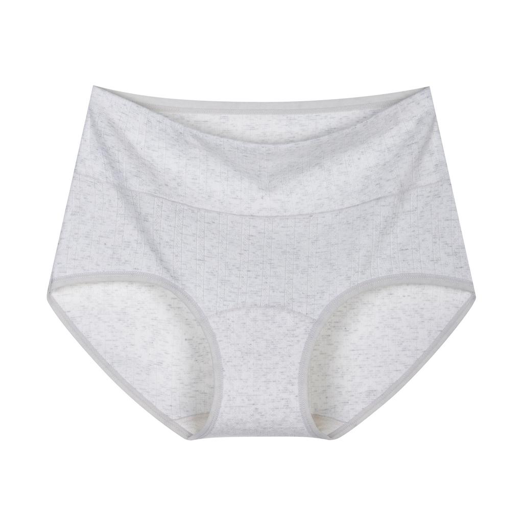 Women S High Waisted Cotton Triangle Underwear Antibacterial Breathable