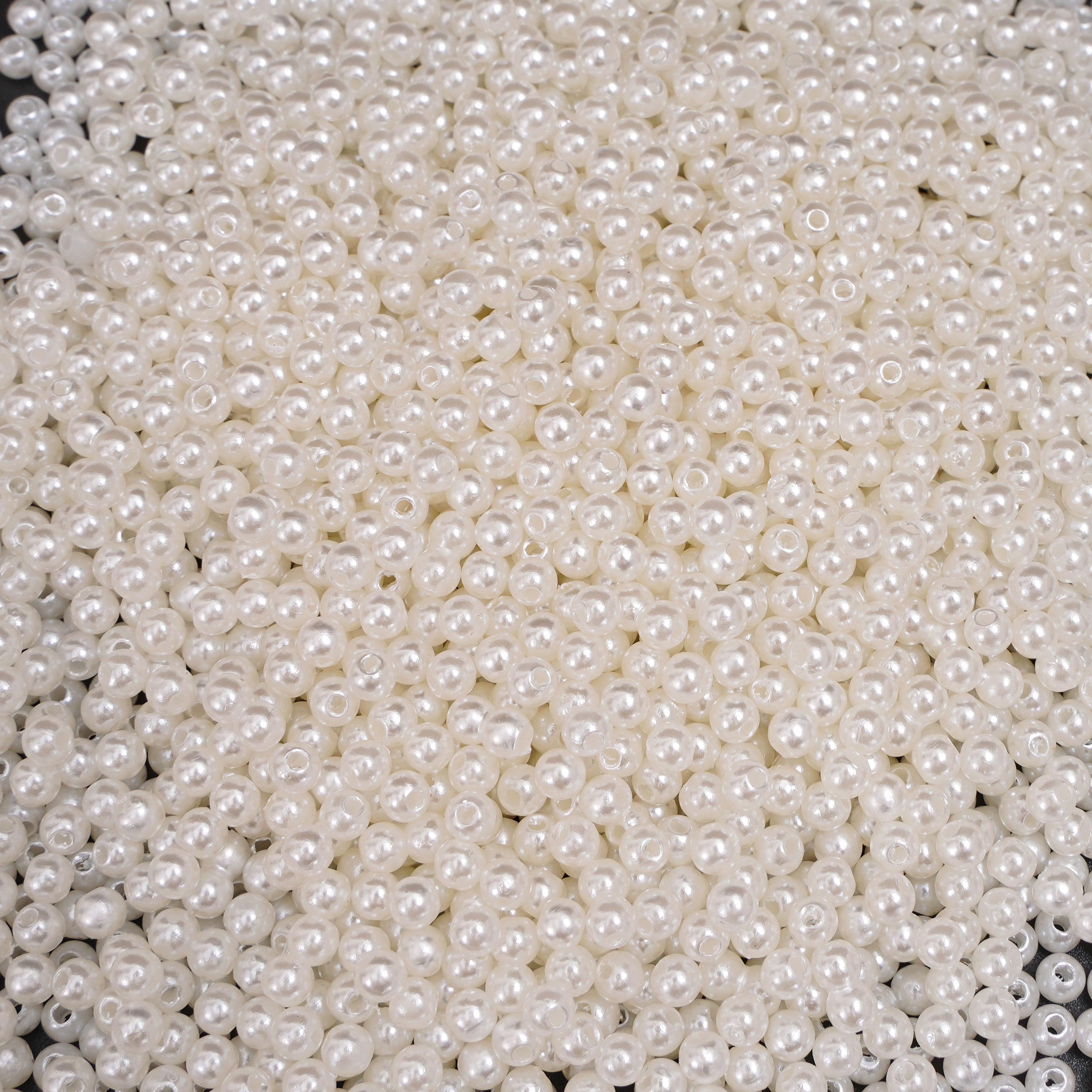 

Высокоглянцевый АБС Жемчуг Водяная Мельница Круглый Прямое Отверстие Рассыпные Бусины DIY Браслет Ожерелье Изготовление Ювелирных Изделий Шитье Рукоделие Декор 4mm 300pcs бежевый