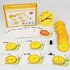 Montessori Toy Snail Clock Hour Minute Second Cognition Matching Puzzle Toys Educational Toys Kids Early Preschool Teaching Aids