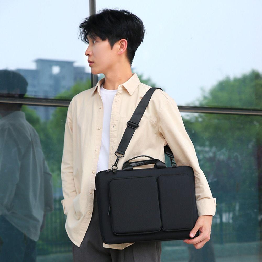 Protable Laptop Handbag Briefcases Notebook Pouch Lightweight Shoulder Messenger Bag  Daily Commute