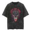 Manga Print T-shirt For Men Women Clothing Short Sleeve Tees Tops Harajuku Vintage Washed Oversized