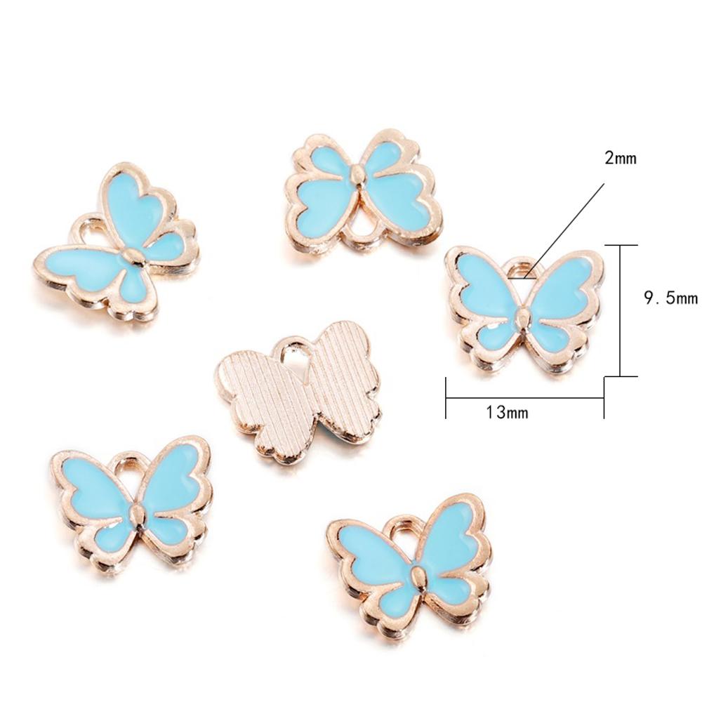 10 sztuk/partia słodkie kreskówki niebieskie breloki ocean gwiazda wisiorek urok rzemiosło dla naszyjnik bransoletka DIY biżuteria akcesoria do tworzenia