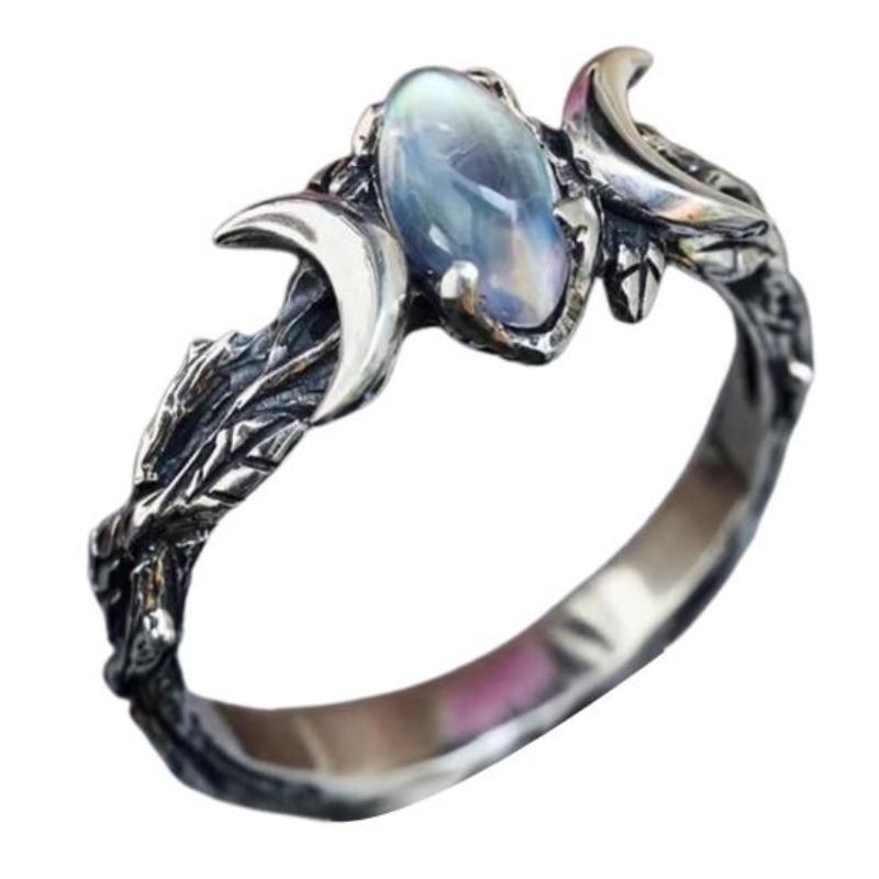 Шикарное женское кольцо в винтажном богемном стиле, ювелирные изделия, прочный костяшка US 6 серебряный