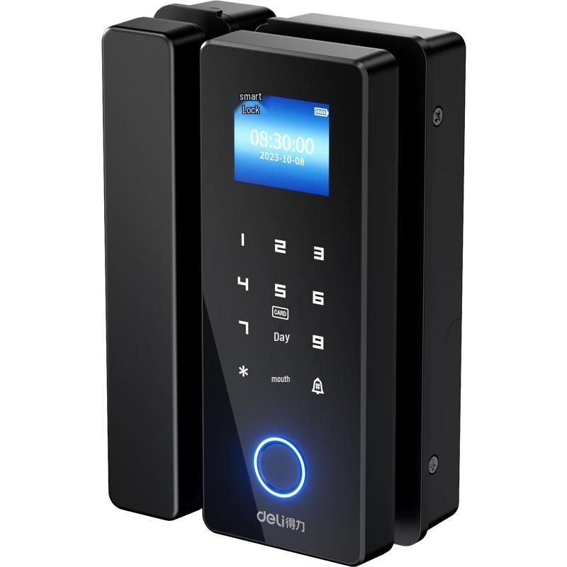 Deli Smart Fingerprint Glass Door Lock