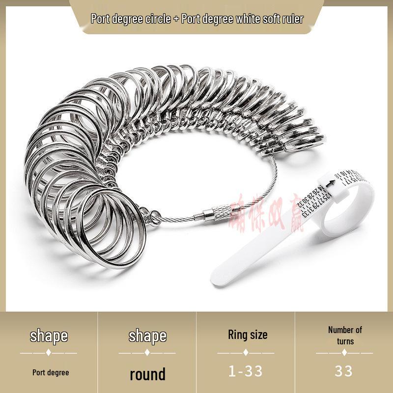Soft Ring Size Measuring Tool - Accurate Finger Ruler for UK, Europe, Japan, Korea, Hong Kong