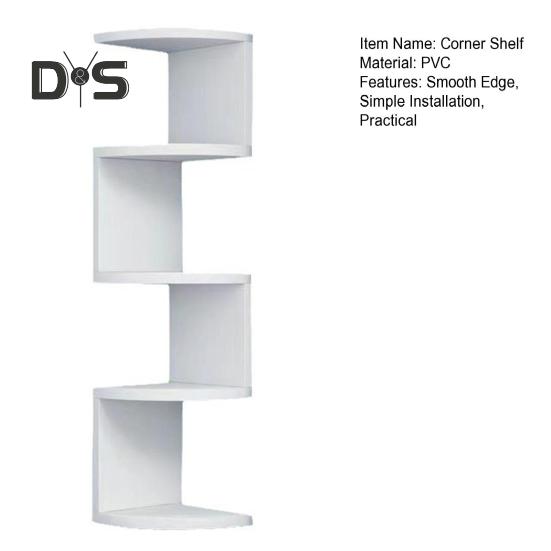 Mehrschichtige Wandregale Hohe Stabilität Starke Tragfähigkeit Einfache Installation Leicht zu reinigen Schwebende Regale Eckbücherregale