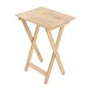 TV Dinner Folding Trays with Storage Rack Tray Table Set Wooden Snack Tables