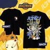 Summer 2026 Digimon Bada  Archangel Family Double Design Theme 100 Cotton Printed Loose Tshirt for Male and Female Tops