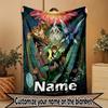 Custom Name Personalized Ben 10 Cartoon Print Blanket, Home Decor, Bedroom, Sofa, Camping, Couch, Gifts for Birthday ChristmasEnthusiasts