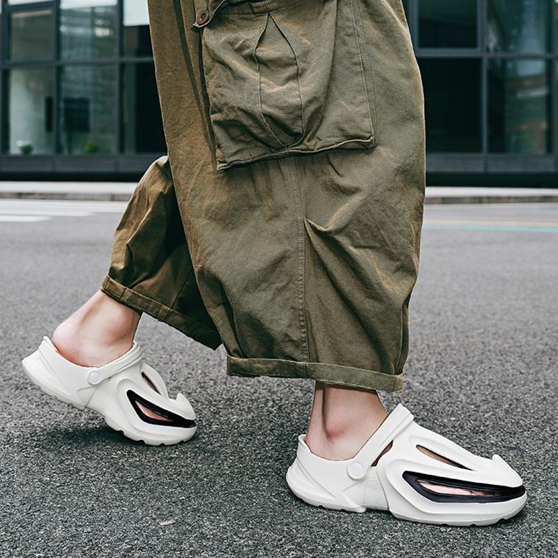 Fashion Smile Pop Men's Fashion EVA Beach Shoes Increase Height Casual Thick Sole Men's Sandals Summer Soft Non-slip Men Slippers