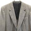 LANVIN Glen check tailored jacket Setup M gray Men's Used