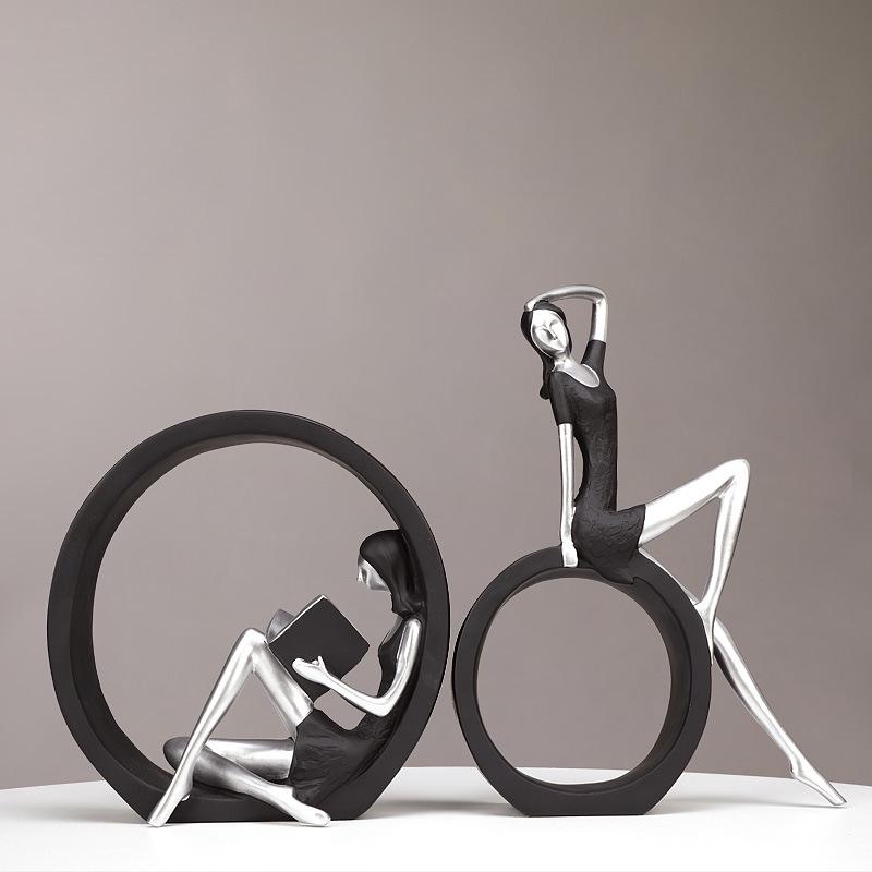 Nordic Modern Wine Cabinet Decor: European Style Living Room Ornaments & Wedding Gift