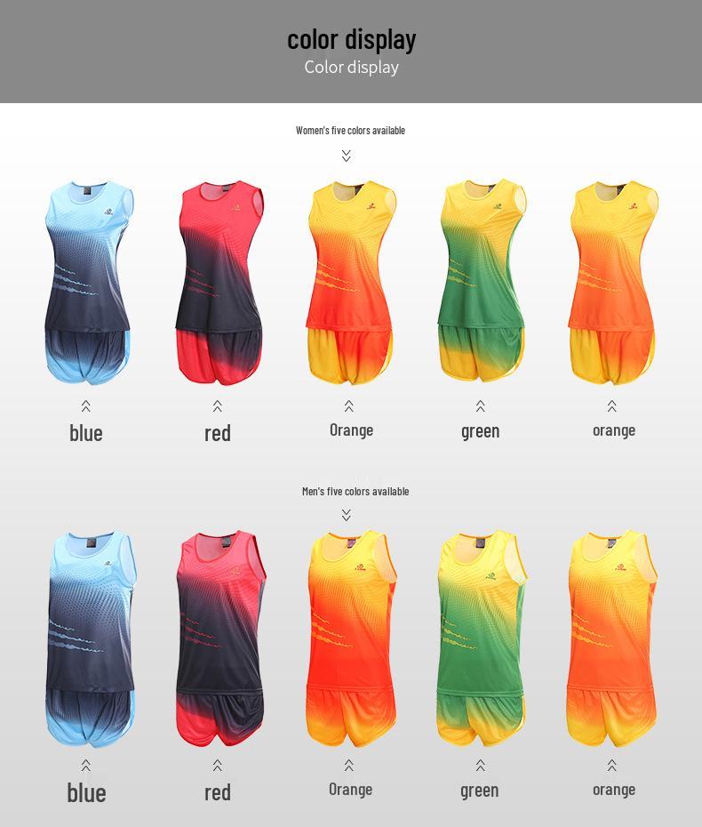 Unisex Sportwettkampfanzug für Männer, Frauen und Kinder: Leichtes und stilvolles Sportbekleidungsset für Fitness und Laufen