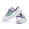 Fila Lightweight Low-Top Skate Shoes Women Sneaker White Green Purple F12W034423FWG