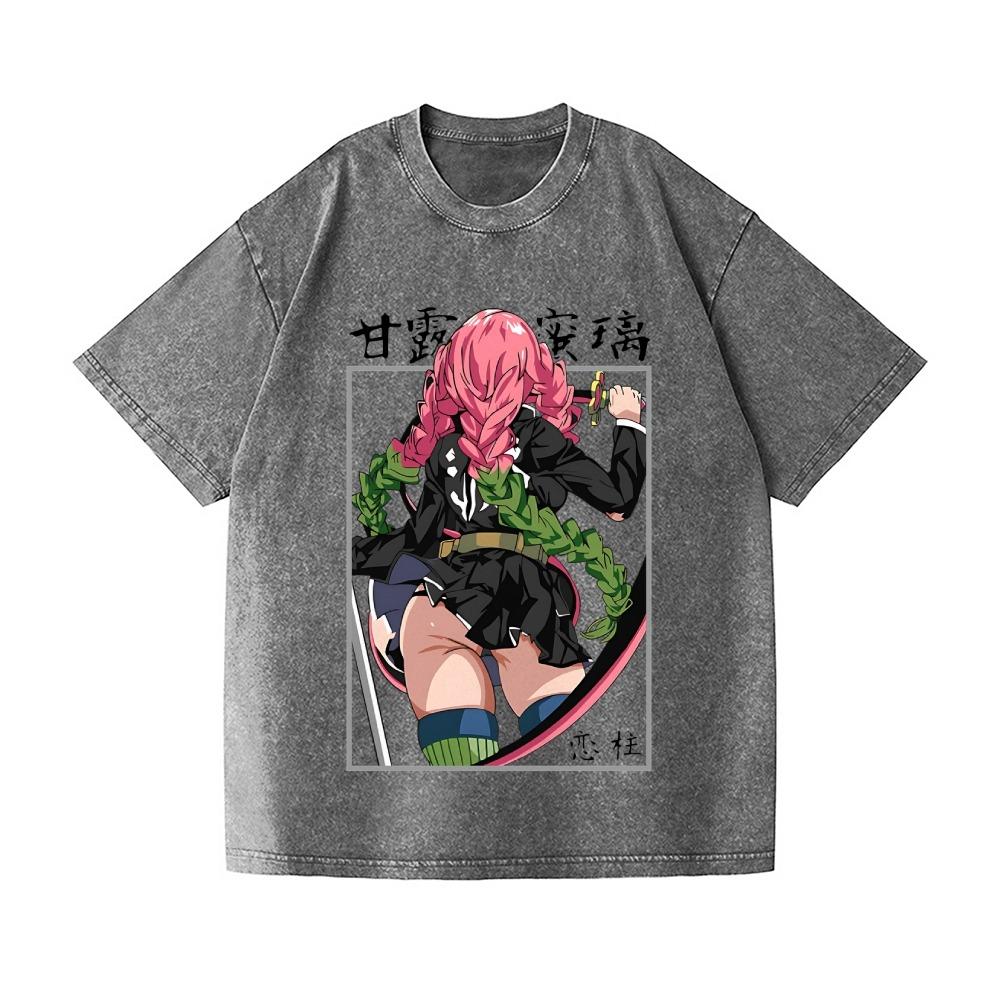 Oversized Harajuku T-shirts Casual Loose Short Sleeve Round Neck Chic Tees Fashion Summer Hiphop Washed Tunics