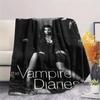 1PC The Vampire Patterned Flannel Blanket Suitable For All Seasons for Home Decor Warmth and Comfort Gifts Holiday Present