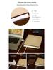 Engraved LED Wooden Book Lamp with Eye-Protecting Bluetooth Night Light