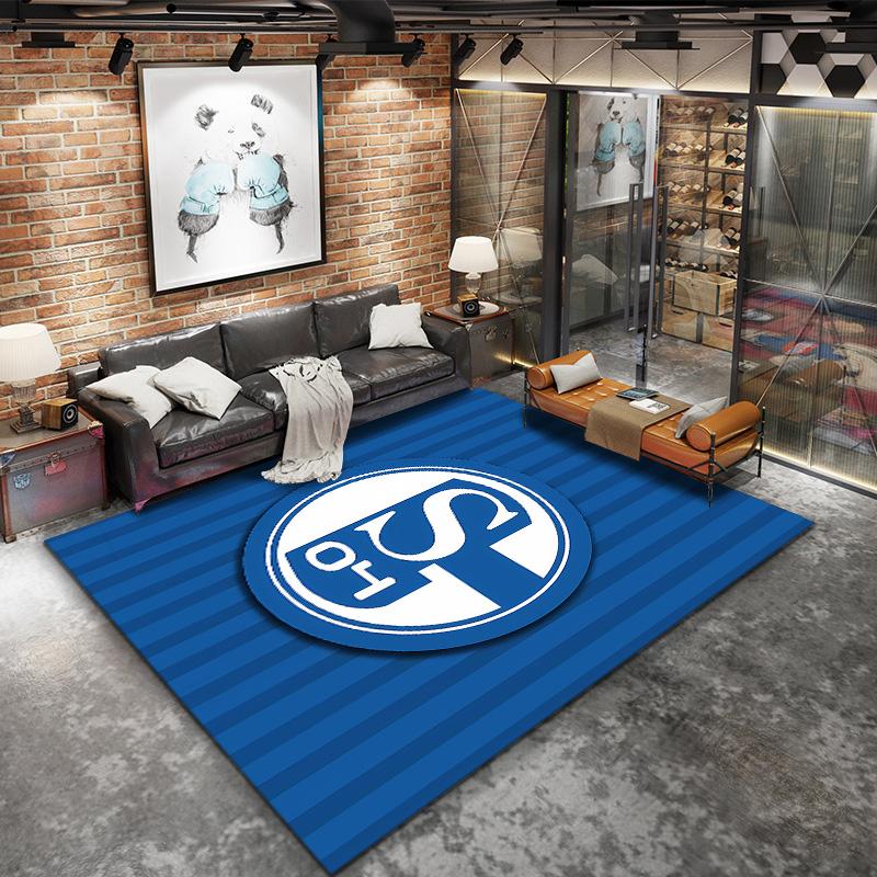 Fc Schalke Carpet Rug For Living Room Bedroom Home Sofa Decoration Kids Play Nonslip Floor Mat