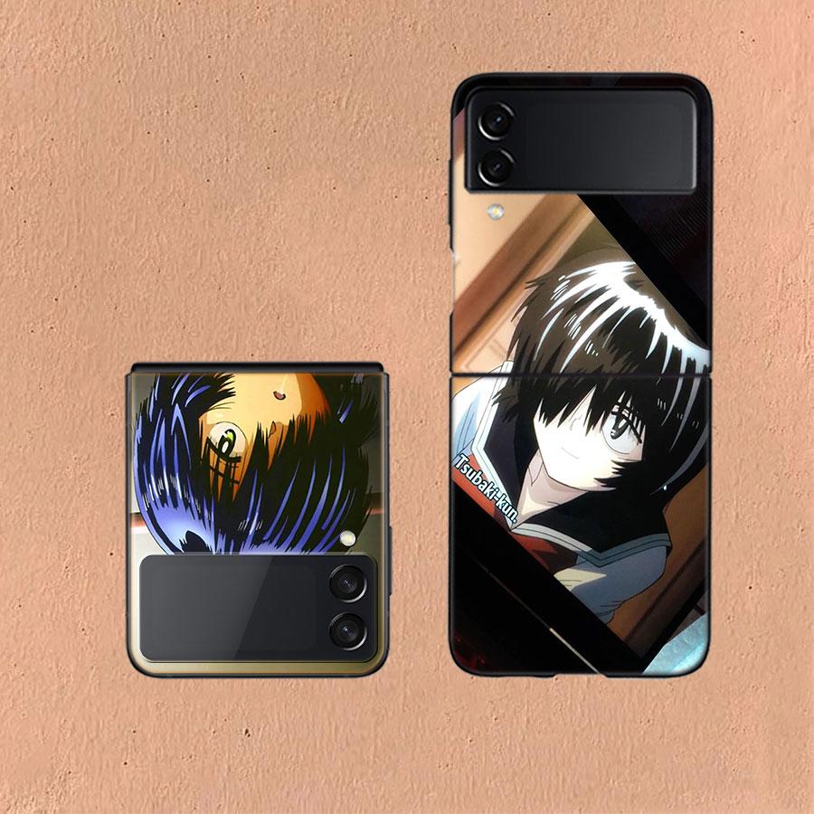 Urabe Mikoto Coque For Samsung Z Flip7 6 Galaxy Case Shockproof Z Flip5 Z Flip3 4 5G Hard Cover Phone TPU PC Hard Funda
