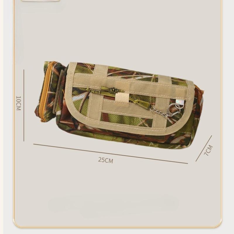 High Large Storage Tactical Small Tool Pouch Bag Marker Pen Case Stationery Bag Travel Holder School College Office Organizer